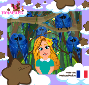 @Butterfly.Secrets, an influencer's story, Brazil© with Anna glitter sticker - Milk Chocolate Stars