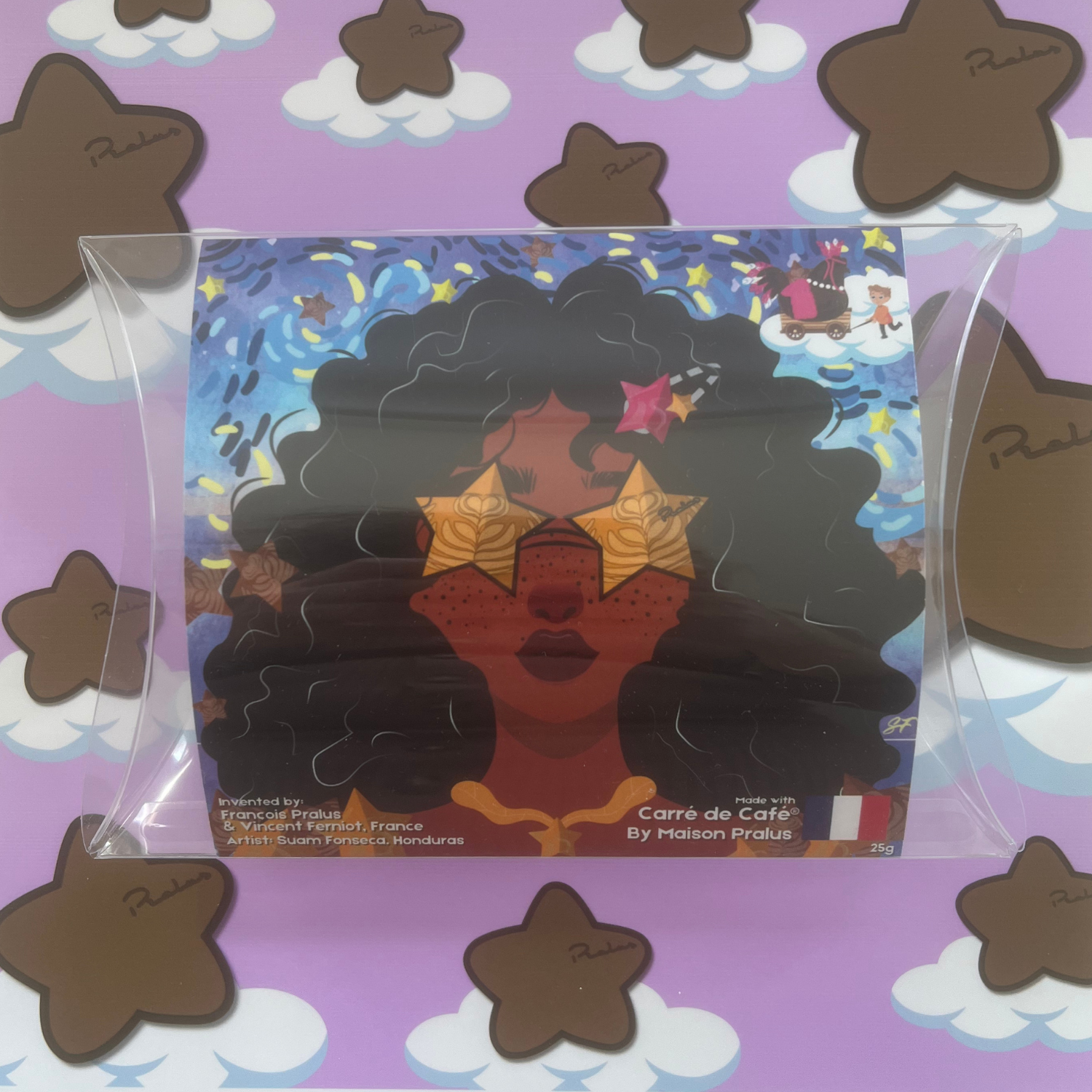 Star Girl, Made with Carré de Café, by Maison Pralus and sticker
