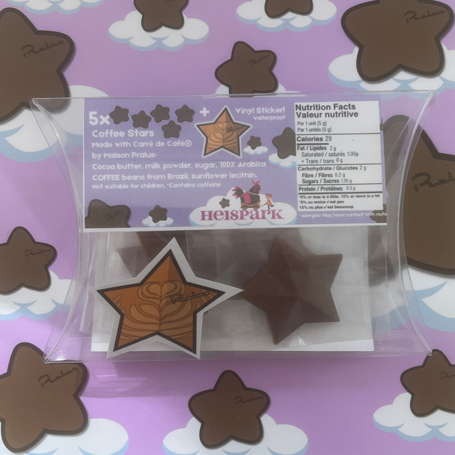 Star Girl, Made with Carré de Café, by Maison Pralus and sticker